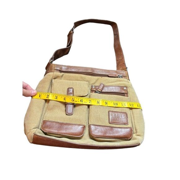 Relic Brand Canvas & Faux Leather Crossbody Bag With Multiple Pockets - Picture 2 of 12
